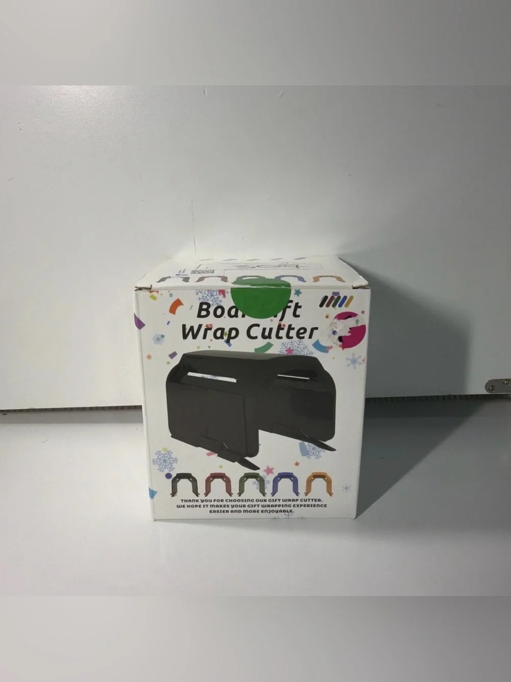Gift Wrap Cutter Wrapping Paper Roll Cutter Portable Christmas Present Tool New